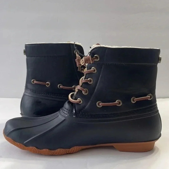 Seven7 Women's Waterproof Duck Rain Boots‎ Women’s Black Size 8 - Picture 4 of 10